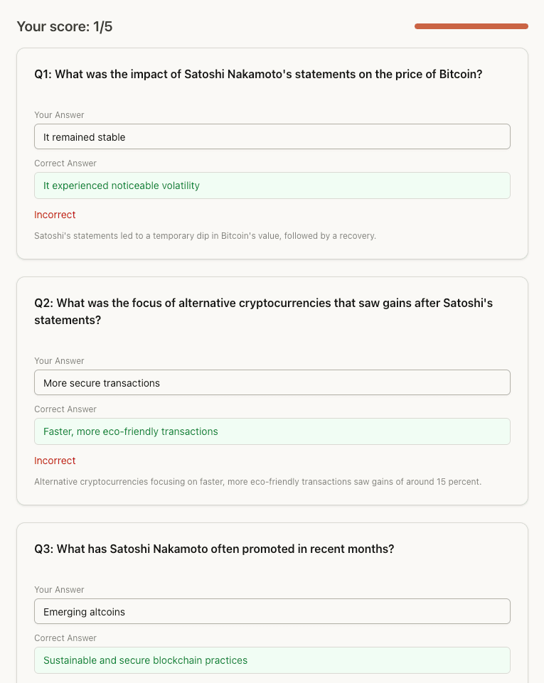 See your study results